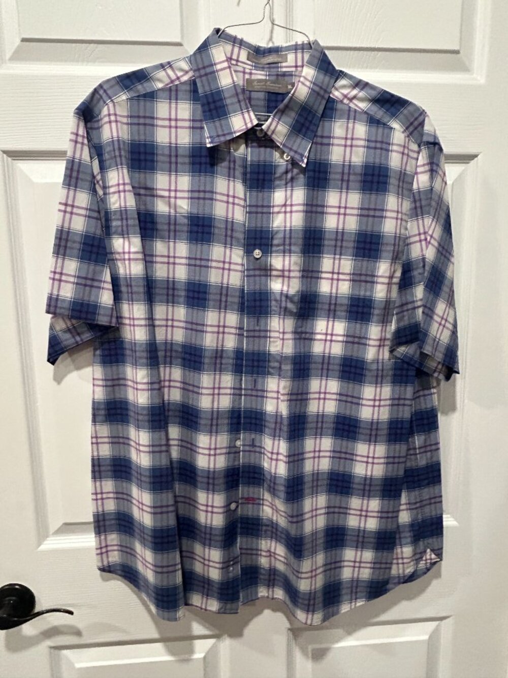 Daniel Cremieux Signature Collection Men's Short Sleeve Shirt Size XL
